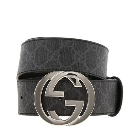 cinture gucci uomo marchio nero opaco|Gucci.